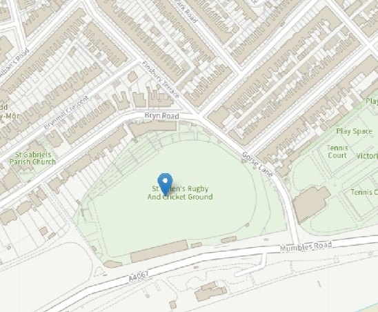 Swansea - St. Helens Grounds : Image credit https://coflein.gov.uk/